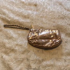 Express rose gold wristlet